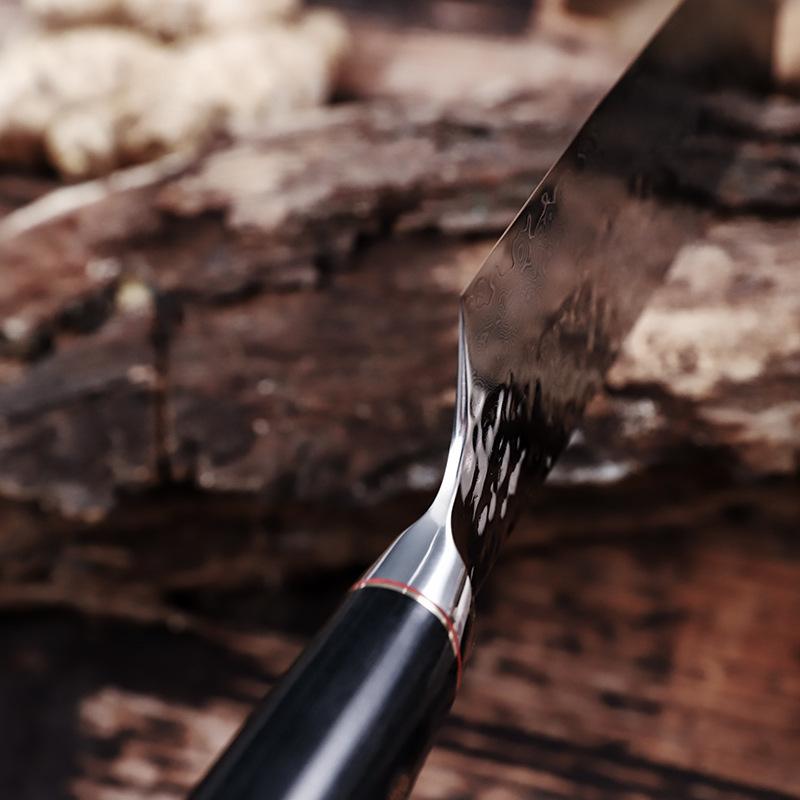 Damascus Steel Japanese Nakiri Knife Kitchen Knives Meat Cleaver Knife  Cutter