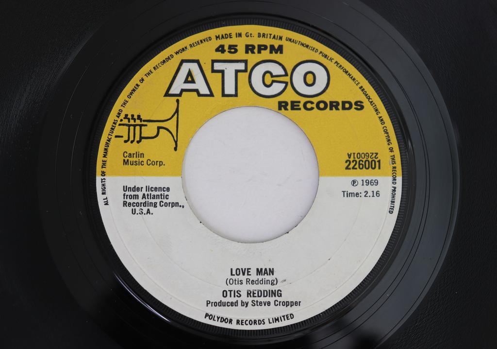 7inch Record OTIS REDDING  Love Man  Thats How Strong My Lov 226001 ATCO 1969 UK SoulFunk Used