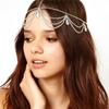 European And American Retro Fringed Hair Accessories, Pearl Chain Headband Fashion Bridal Headgear, Bohemian Ethnic Hair Accessories