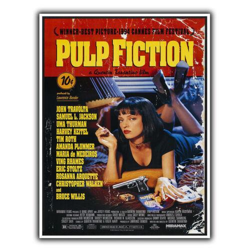 PULP FICTION TARANTINO SIGN METAL WALL PLAQUE Film Movie Advert poster art printAluminum 20x30cm(7.8x11.8inch)