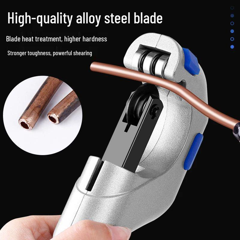 Rotary Copper and Steel Pipe Cutter with Stainless Steel Blade