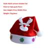 Soft Plush Christmas Santa Hats With Various Styles Led Glowing Design For Xmas Parties Holiday Events