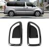 2pcs Carbon Fiber Style Inner Door Handle Trim Fits for Hyundai Grand Starex H1 2019