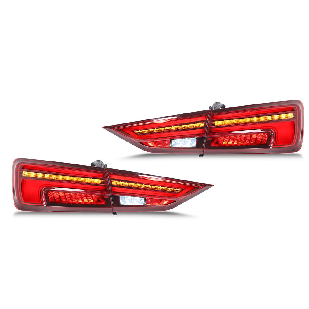 Dynamiczne pełne tylne światła LED Lampy tylne do A3 S3 RS3 8V Sedan po lifcie 2017 do 2020 Oryginalne żarówki halogenowe samochodu