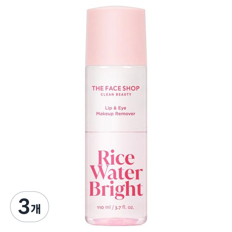 TFS. Cleansing The Face Shop Migamsu Bright Lip & Eye Makeup Remover, 3 pcs, 110ml