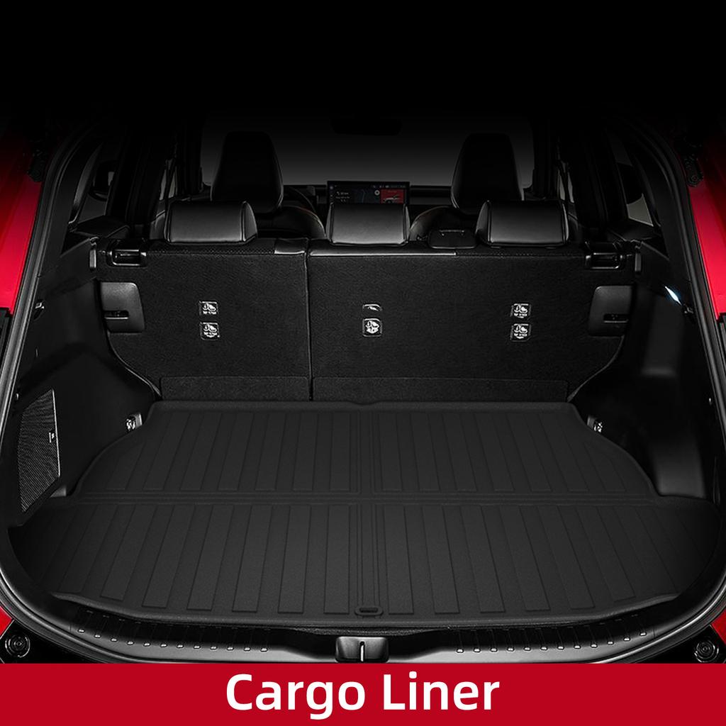 LUCKEASY Right Drive for Toyota RAV4 Hybrid 2026 All -Weather TPE Floor Mat Cargo Liner Foot Pad Car Interior Accessories Black