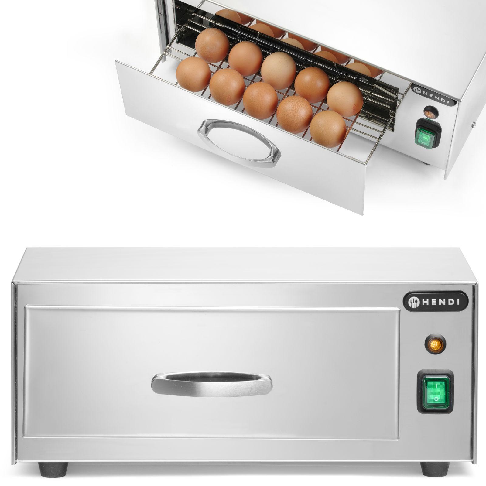 Hendi 281253 Eiersterilisator aus Edelstahl, 10 Positionen