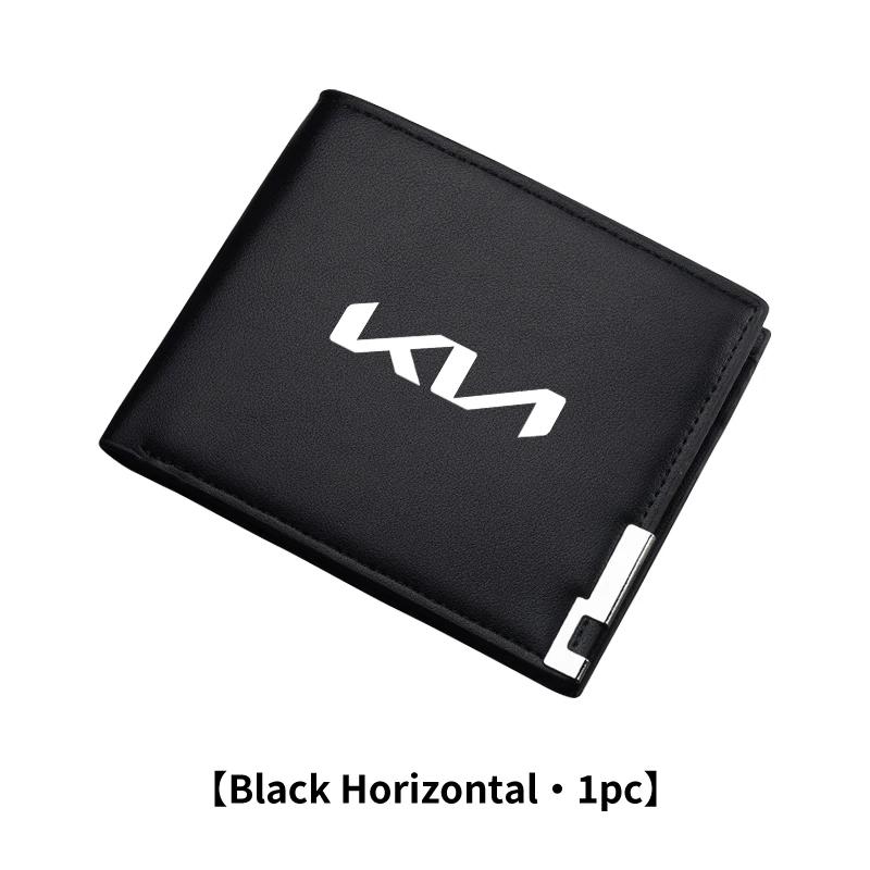 DMWE2 Car Mounted Leather Wallet Credit Card Driver License Holder For KIA Cerato Soul Venga Forte Spectra Sedona Niro Cadenza