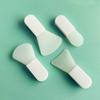 Mini Silicone Fan-Shaped Facial Mask Brush - Short Handle, Portable Beauty Tool