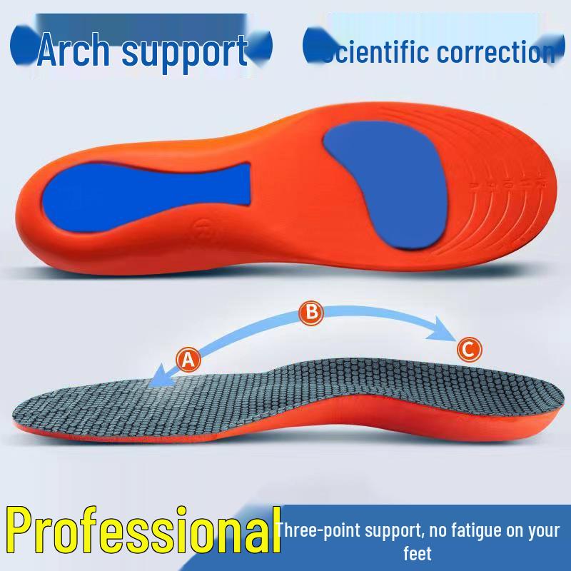 

Мужские спортивные стельки с поддержкой свода стопы и амортизацией для плоскостопия - Мягкие, влагоотводящие и долговечные 37-38