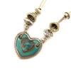 Les Trésors De Lily [E5754] - Collier Créateur 'Les Souvenirs du Passé' Turquoise