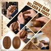 Squeeze Toy Shaped Like Large Coffee Bean Single Pack Soft Stress Relief Fidget Item for Hand Exercise and Relaxation