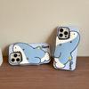 For iPhone 15 Pro Silicone Case Cute Shark Design Shockproof Phone Back Cover
