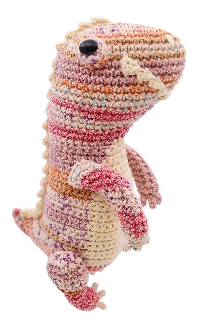 

NASKA Amigurumi Kit Theo the Lizard (Made with Naifmela and Ghazal Cotton) by Elta Design, Hiroko Takeda, HT-25