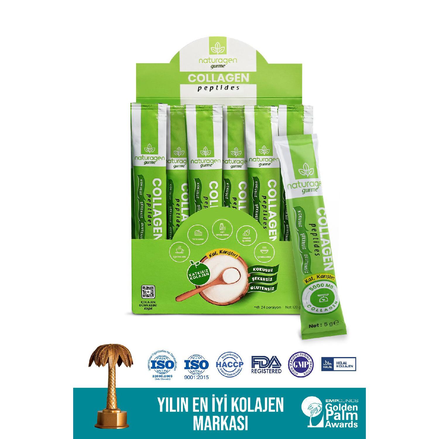 

Collagen Gourmet 100 %pure Collagen Peptides Stick 24x5g (type 1