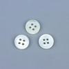 4 Holes Polished Freshwater River Shell Buttons Small Round Thin Edge Durable for Shirts Blouses Handmade Apparel Making