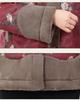 Warm Cotton-Padded Winter Jacket for Middle-Aged and Elderly Women, Plus Velvet for Extra Warmth