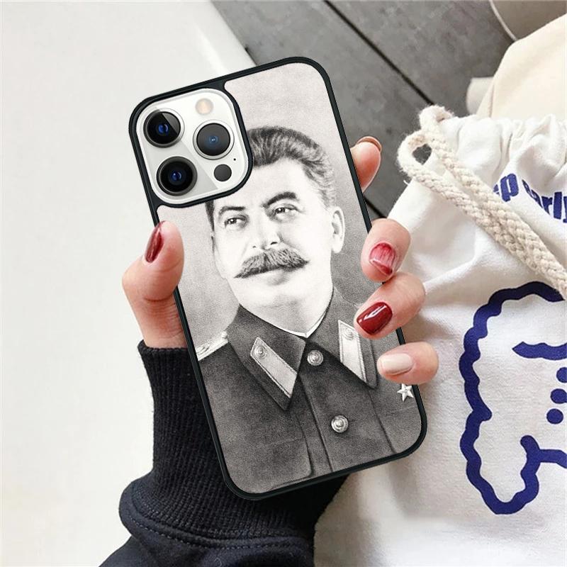Stalin Soviet Phone Case For iPhone 17 Air 15 16 Cover 11 13 14 Pro Max 12 Plus Max Fundas