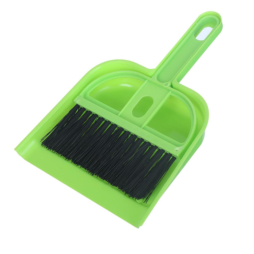 Small Hand Broom Dustpan Set Multifunctional Portable Table Top Brush Cleaning Tools for Keyboard Computer
