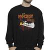 Disney Mens Mickey Mouse Smash Guitar Rock Sweatshirt