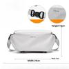 Men's Cross-body Bag for Outdoor Activities, Cycling, Business Commuting, and Casual Use.