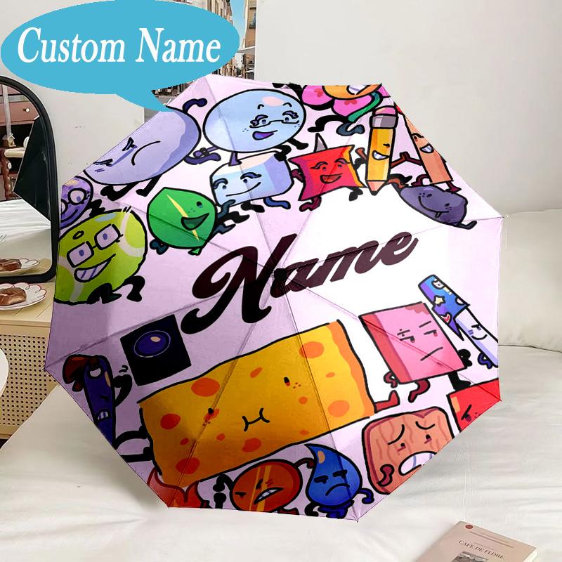 Custom Name Umbrella Happy Anniversary Island Umbrella 8-Frame for Travel, Camping, Casual Lightweight Portable, Essential for Family Gifts