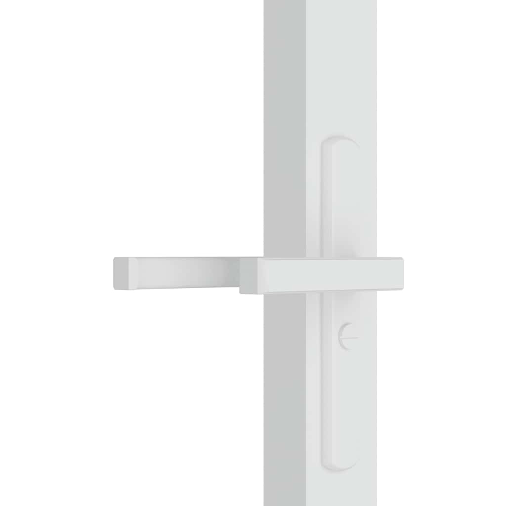 Vidaxl Interior Door, 83X201.5 Cm, White, Esg Glass And Aluminum
