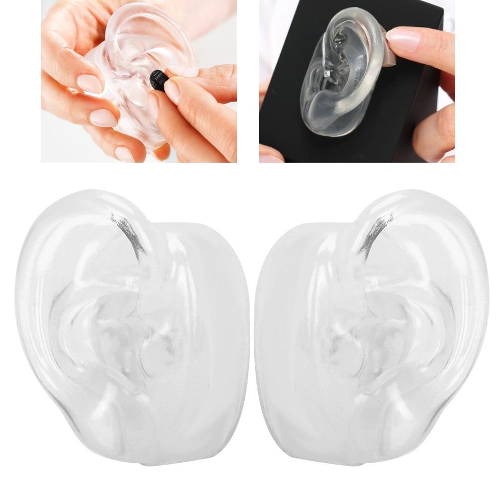 Silicone Ear Model Simulation Artificial Ear Display Model for Hearing Aids Wearing