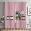 Chiikawas Partition Home Interior Curtains for Camera Living Room Curtain Shades Halloween Decoration Tulle for Bedroom Kitchen