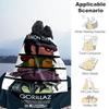 1pc Gorillaz Demon Days Outdoor Blanket Lightweight Flannel, All-Season Use for Sofa, Bed, Travel, Camping, Living Room, Office, Couch032