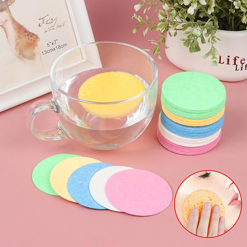 10Pcs Facial Sponges Compressed Facial Sponge For Facial Cleansing Facial Deep