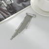 Salircon New Irregular Star Tassel Metal Chain Pendant Tassel Brooch Women Charm Suit Shortened Pins Daily Wear Accessories Gift