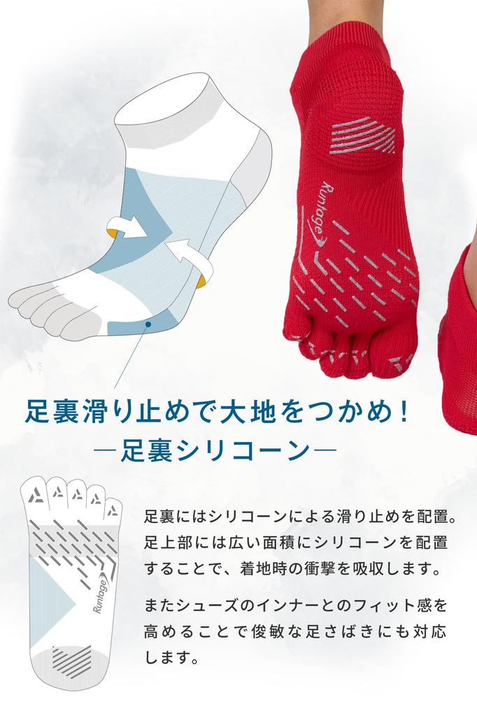 Field Pro Socks Made In Japan Soccer Socks Futsal Soccer Sports Socks IF70 [LANTAGE] Five-Finger (25-27cm, White) Men's/Women's