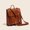 Women's Backpack Genuine Leather Women's Bag Fashion Oil Wax Bag Cowhide Bag Backpack