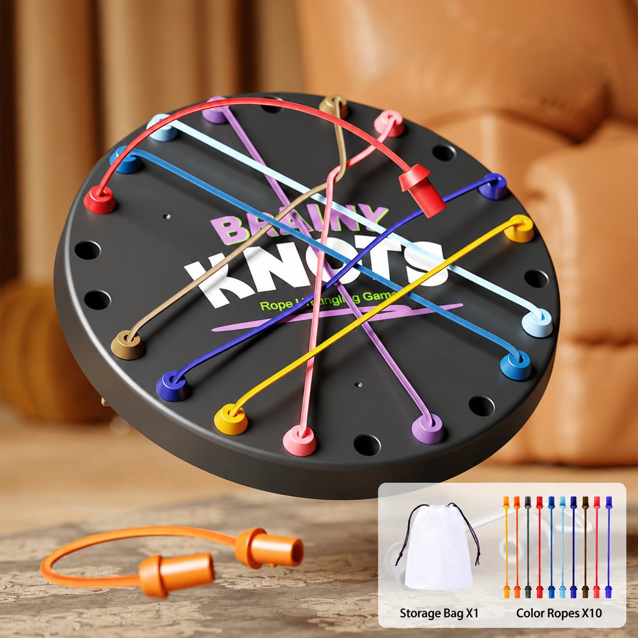 Rope Unlocking Challenge Board Game, Kids Logic Thinking Puzzle Toy, Focus Training Parent-child Interactive Game