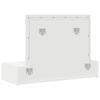 Toeletta Bianca con Cassetti 100 x 40 x 70 cm Legno Ingegnerizzato
