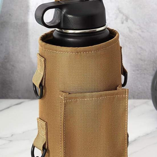 Magnetic Water Bottle Pouch Adjustable Strap Water Bottle Holder Water Bottle Carrier Bag for Outdoor Sports And Gym