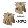 MOC Military SWAT Soldiers Building Blocks Accessories Set Medical Box Vest Backpack Bricks Kids Gift