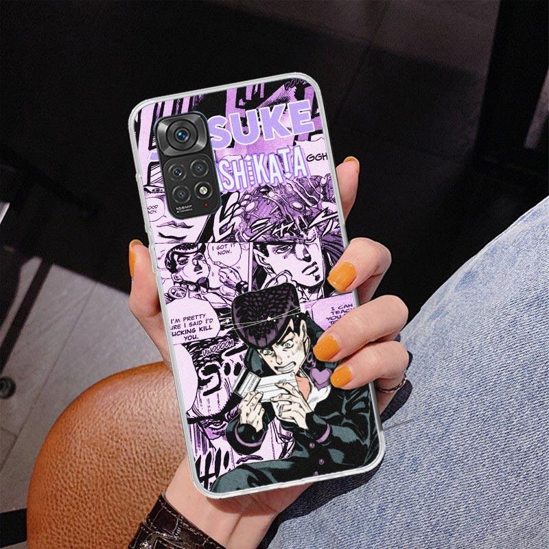 

JoJo s Bizarre Adventure Diamond Is Unbreakable Phone Case For Xiaomi Redmi Note 15 14 13 12S 12 11 Pro Plus 14S 11S 11E 10 10S Redmi Note 11T 5G
