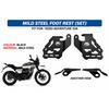 Mild Steel Footrest Set "Black Fit For Yezdi Adventure 334"