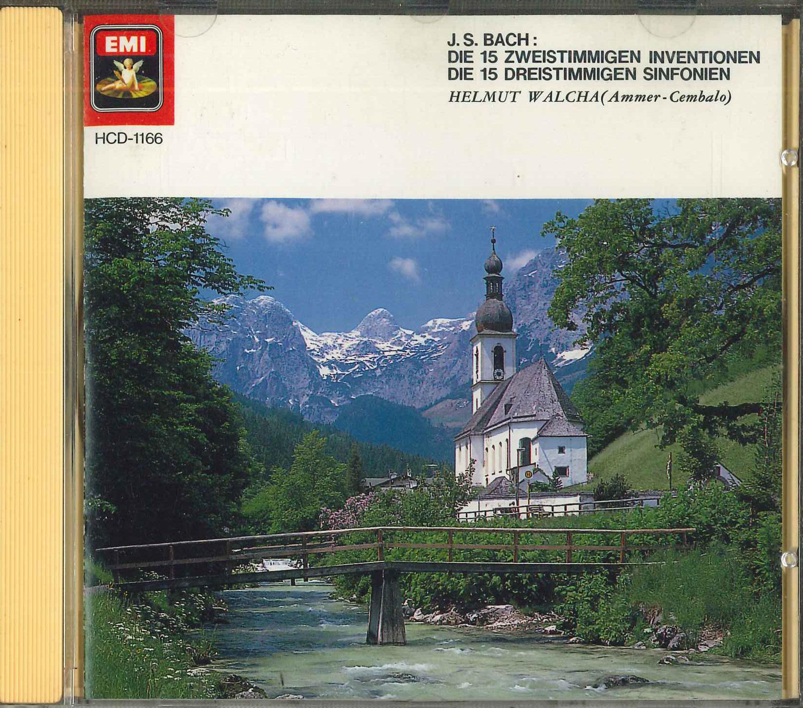 

CD HELMUT WALCHA Js Bach Die 15 Zweistmmigen Inventi HCD1166 EMI Japan Classical Used