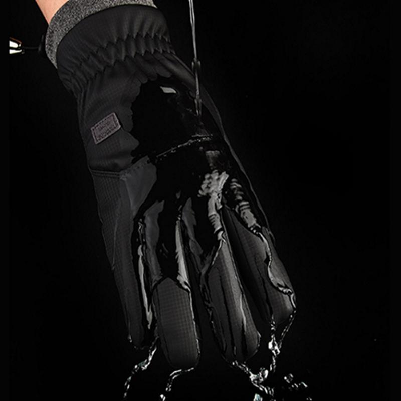 1 pereche de mănuși de iarnă, la atingere, la rece, impermeabile, pentru ciclism pentru motociclete