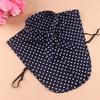 Perfect Match Navy Blue Polka Dot Bow Fake Collar Dickey Half Blouse False Collar Stylish Detachable Half Shirt Blouse Faux Collar