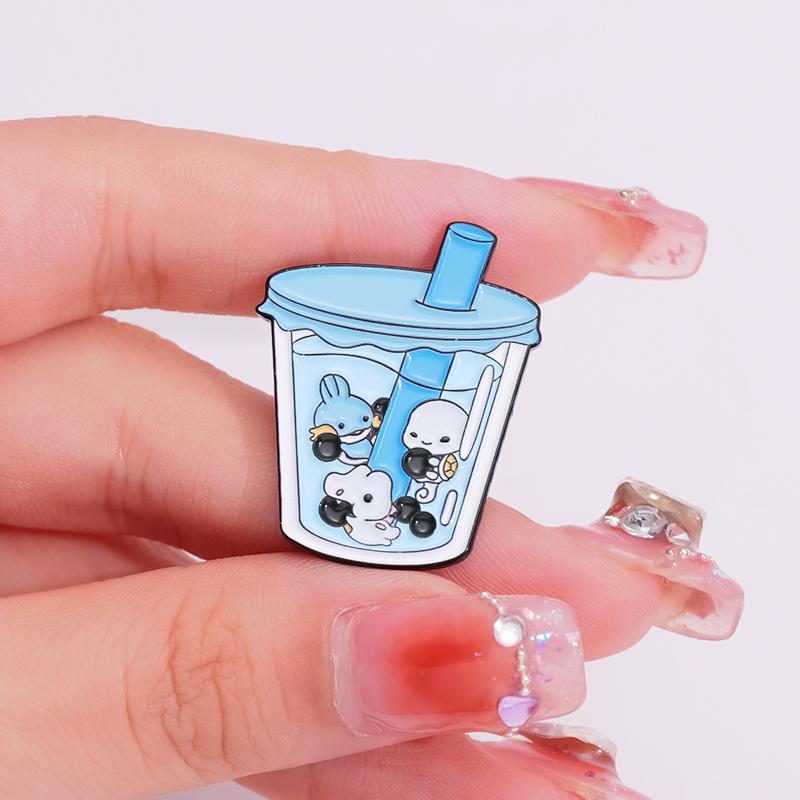 Anime Characters Enamel Pins Custom Cute Animals Turtle Frog Brooches Lapel Badges Cartoon Jewelry Gift for Fans Friends