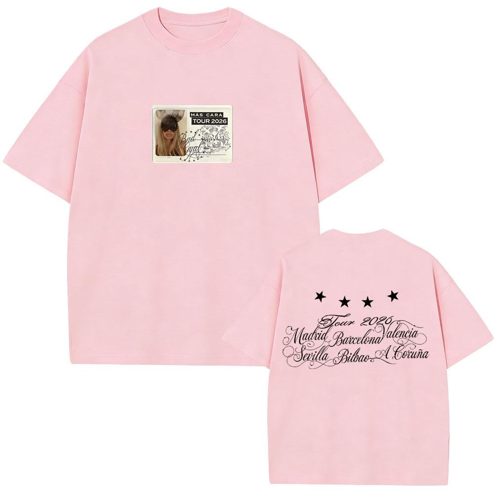 Singer Bad Gyal Tour 2026 Tshirt Unisex Women Fashion Pop Music T Shirts Unisex Casual Oversized Short Sleeve 100 Cotton Tshirts