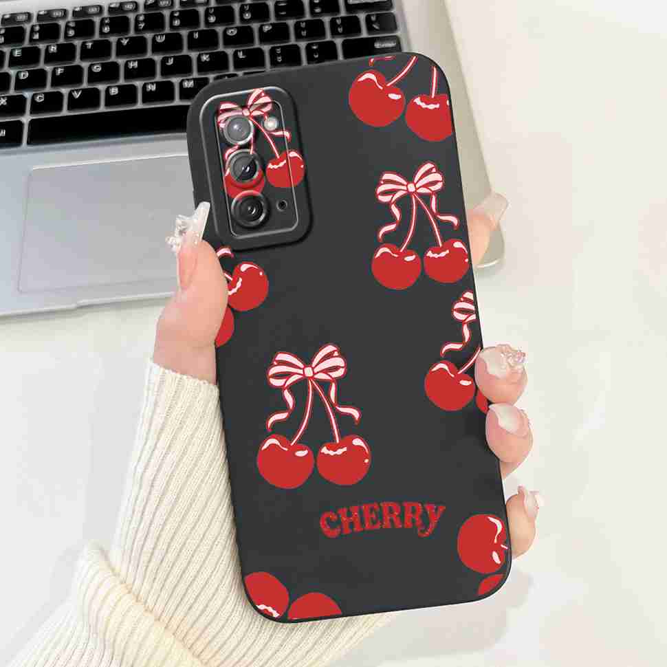 For Samsung Galaxy Note20 4G Case SM-N980F Popular Love Soft Silicone Cover For Samsung Note20 5G 6.7" Cute Butterfly Bumper