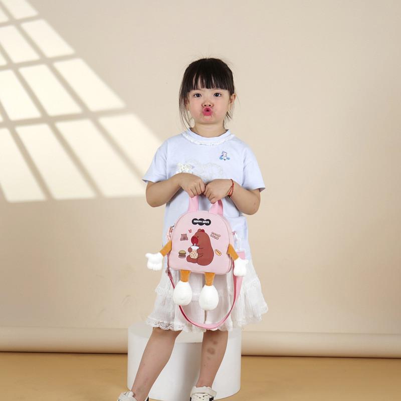 School Kid Kuromi Bag Cartoon Design Lightweight Nylon Material Outings Daily