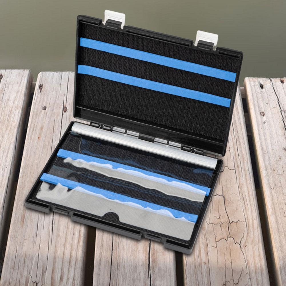 Double Sided Fishing Tackle Box Large Capacity Bait Storage Box Fishing Bait Tackle Storage Case for Blades Spinner