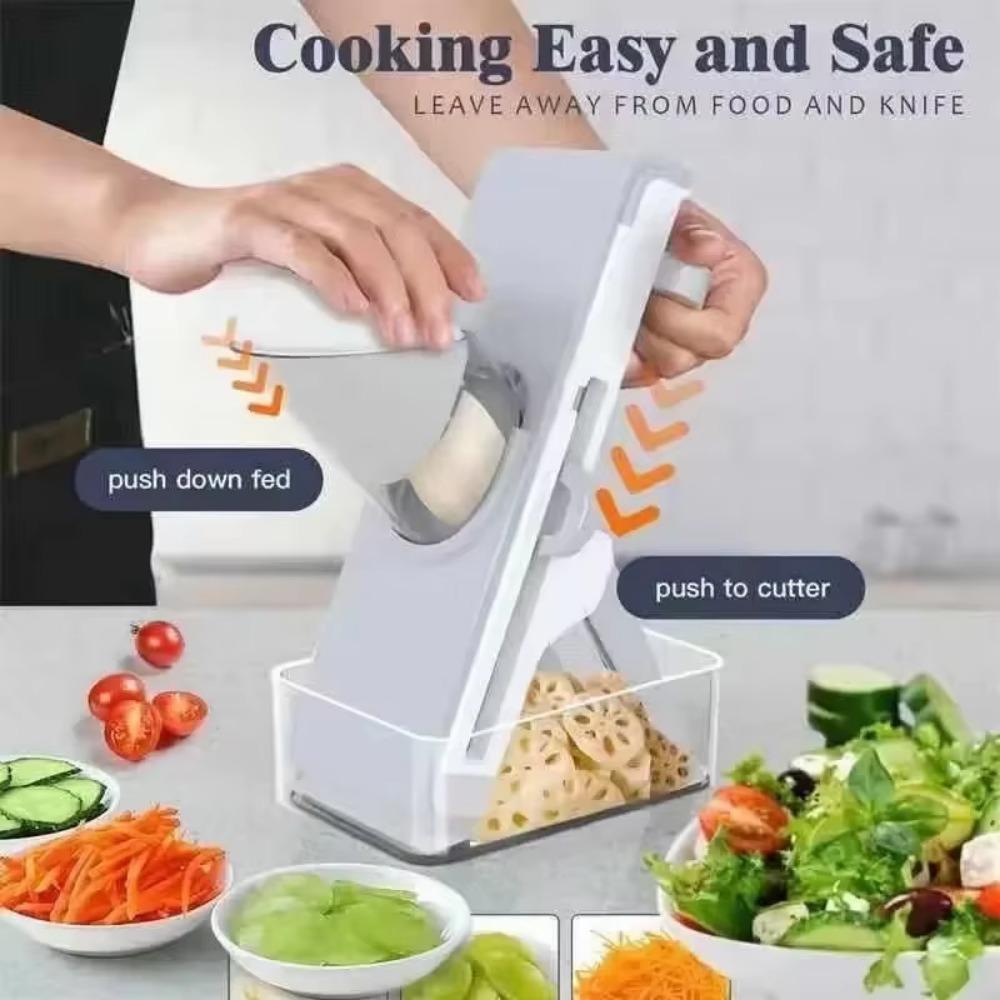 Adjustable Thickness Meat Slicer Manual Vegetable Cutter Fresh Meat Shredder  Frozen Meat