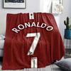 Cristiano Ronaldo Printed Flannel Blanket, Soft Throw for Bedroom Sofa, Washable,soccer Fan Merchandise, Great Gift.